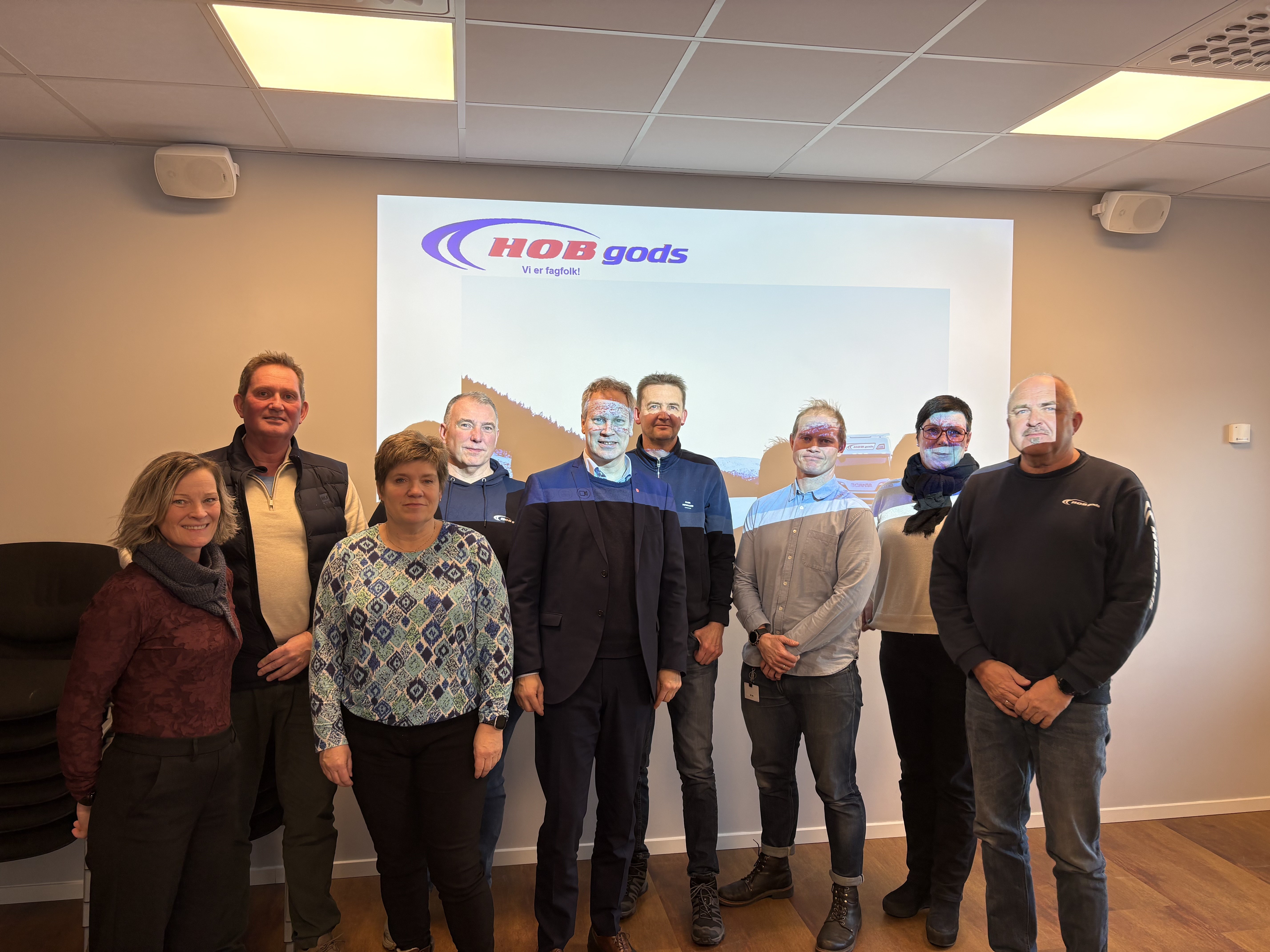 NLF møtte Nygård hos HOB gods: Løftet fram sikkerhet, beredskap og rekruttering