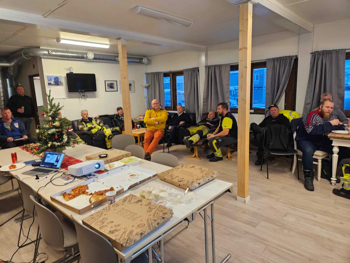 Godt oppmøte på NLF møte på Transportsentralen i Tromsø 