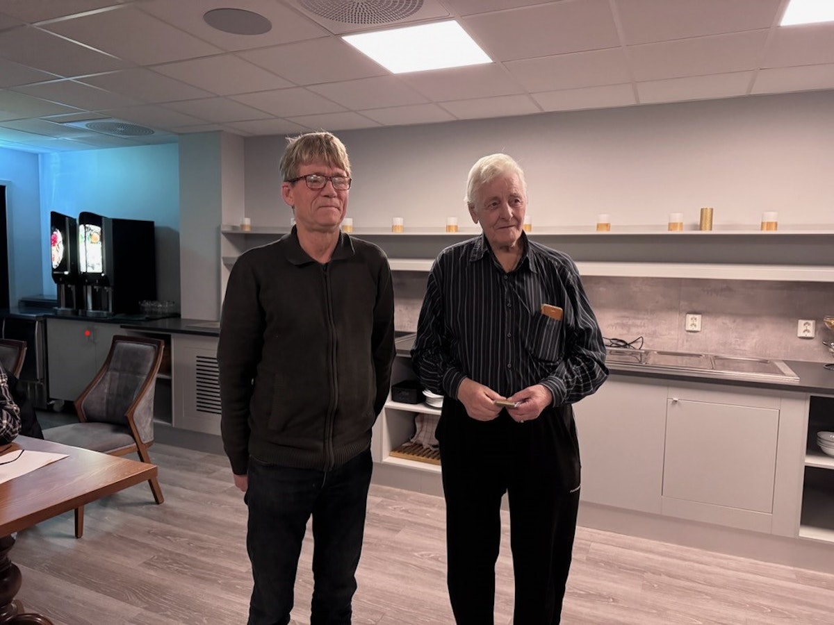 Tildeling av beviset på 40 års medlemskap 