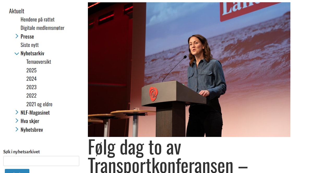 Travel uke ble avsluttet med Transportkonferanse på Gardermoen!