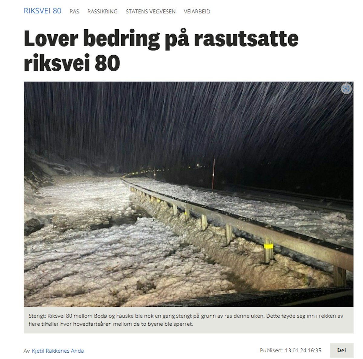 Vi må finne en løsning på RV80